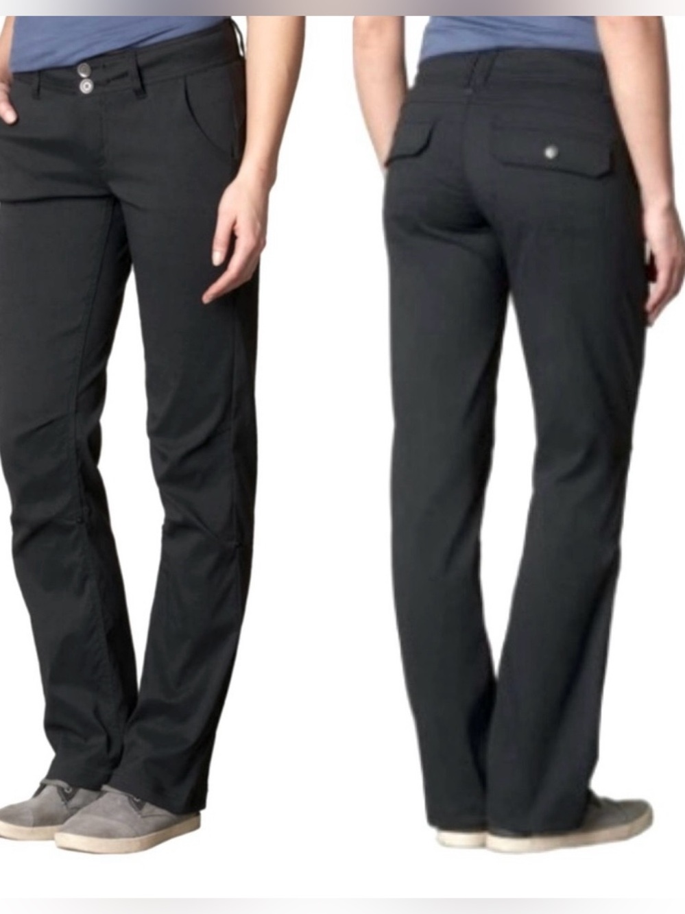 PRANA Halle Convertible Hiking Pant Black Size 6